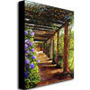 Trademark Fine Art David Lloyd Glover 'Pergola Walkway' Canvas Art, 35x47 DLG0023-C3547GG